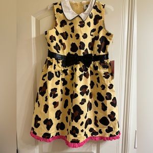 Harajuku Mini For Target Girls Leopard Print Sleeveless Mini Dress